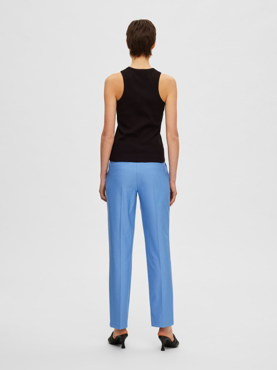 SELECTED FEMME - ANNA TANK TOPP - SORT